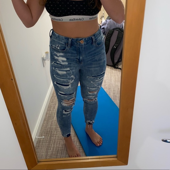 High waisted American Eagle Jeans - Picture 3 of 4